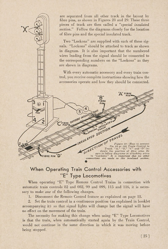 Lionel Instructions for Assembling and Operating 1938