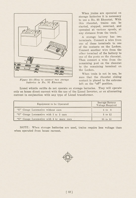 Lionel Instructions for Assembling and Operating 1939