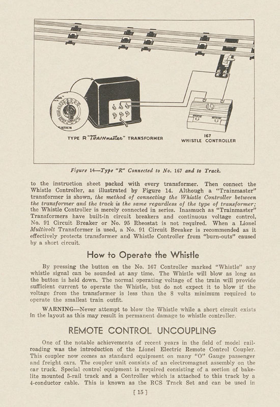 Lionel Instructions for Assembling and Operating 1939