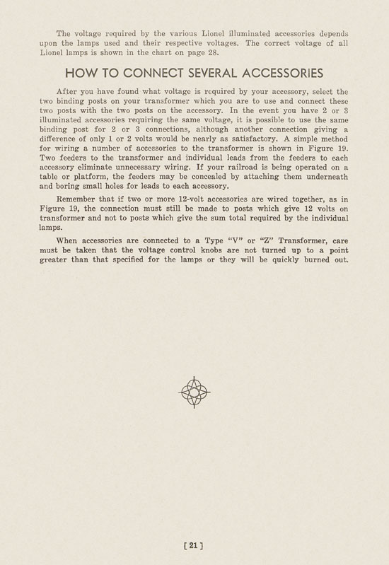 Lionel Instructions for Assembling and Operating 1939