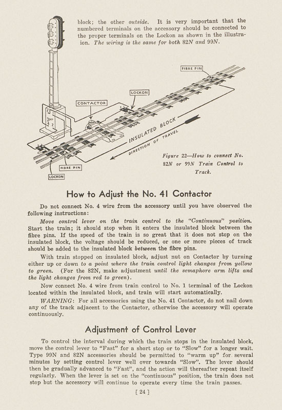 Lionel Instructions for Assembling and Operating 1939