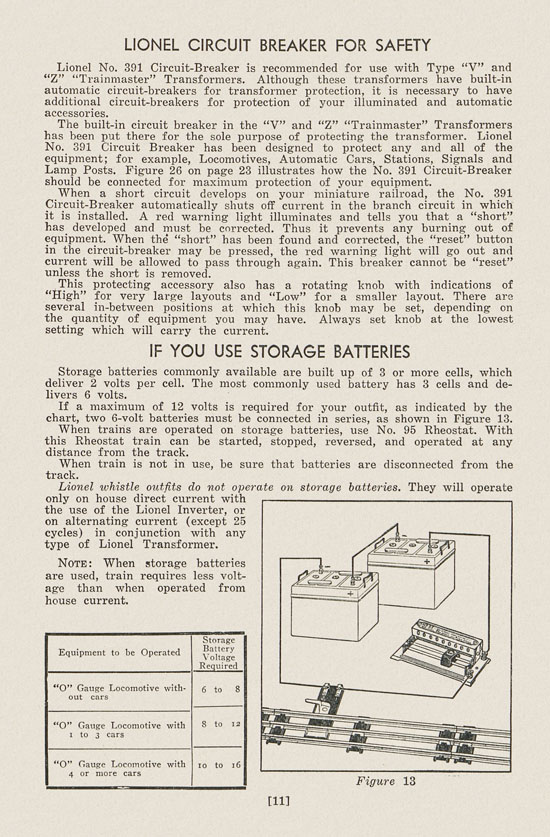 Lionel Instructions for Assembling and Operating 1946