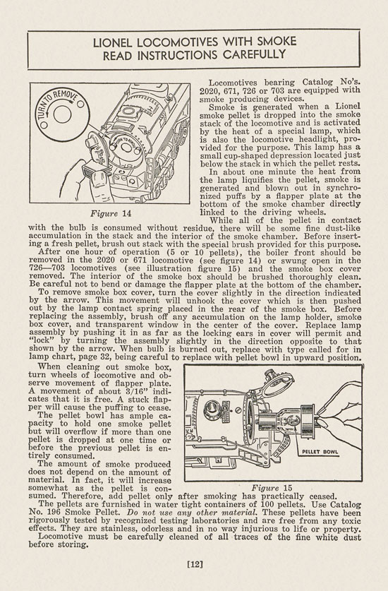 Lionel Instructions for Assembling and Operating 1946