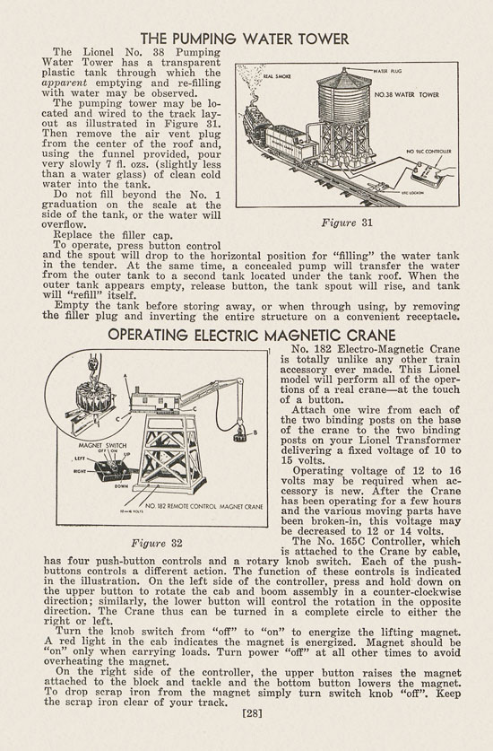 Lionel Instructions for Assembling and Operating 1946