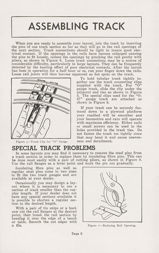 Lionel Instructions for Assembling and Operating 1947