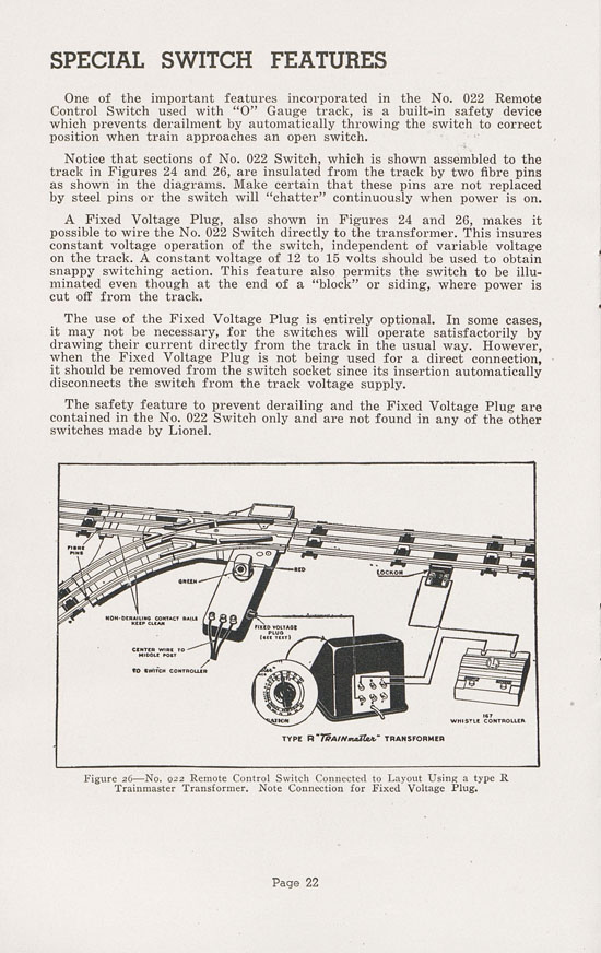 Lionel Instructions for Assembling and Operating 1947