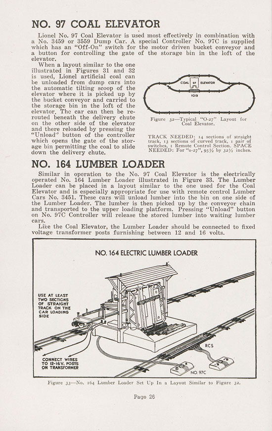 Lionel Instructions for Assembling and Operating 1947