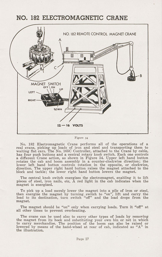 Lionel Instructions for Assembling and Operating 1947