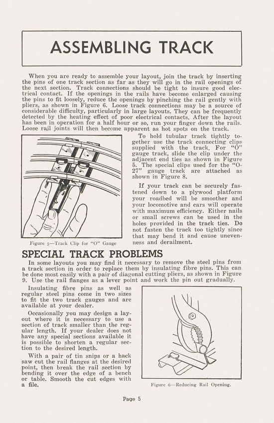 Lionel Instructions for Assembling and Operating 1948