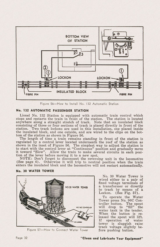 Lionel Instructions for Assembling and Operating 1950