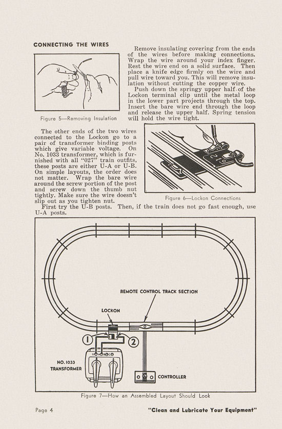 Lionel Instructions for Assembling and Operating 1951