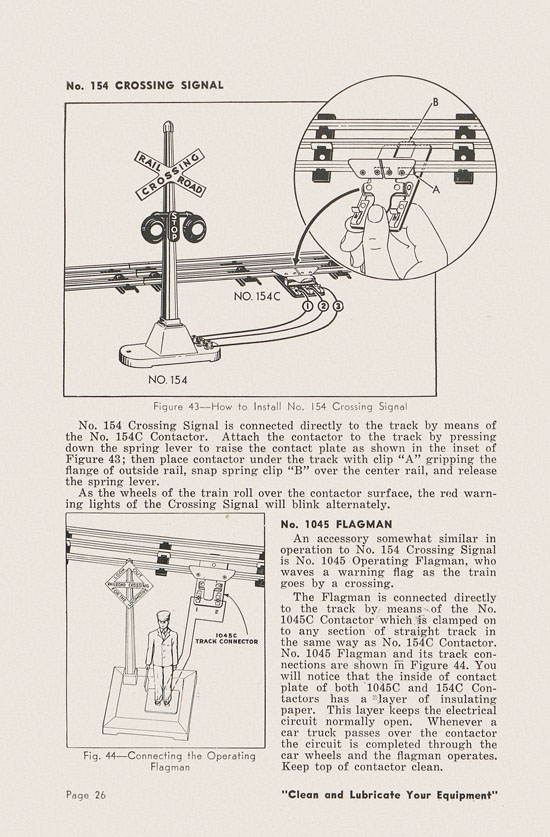 Lionel Instructions for Assembling and Operating 1951