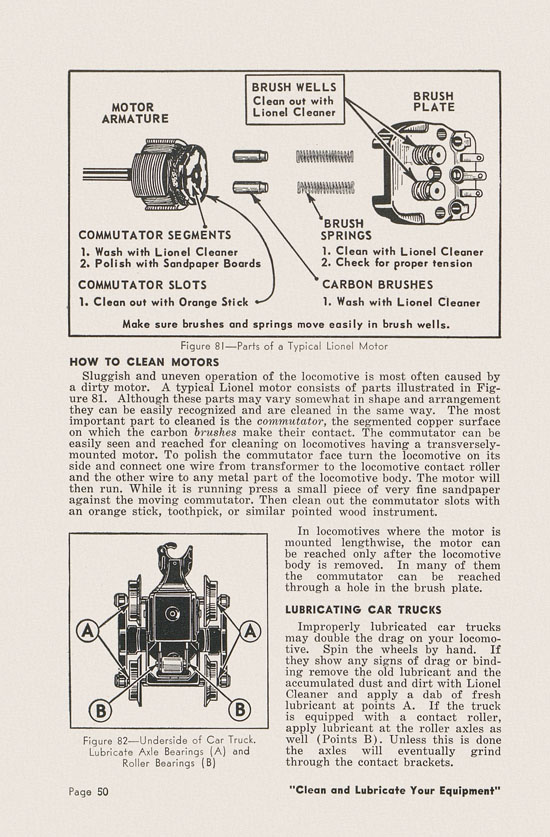 Lionel Instructions for Assembling and Operating 1951