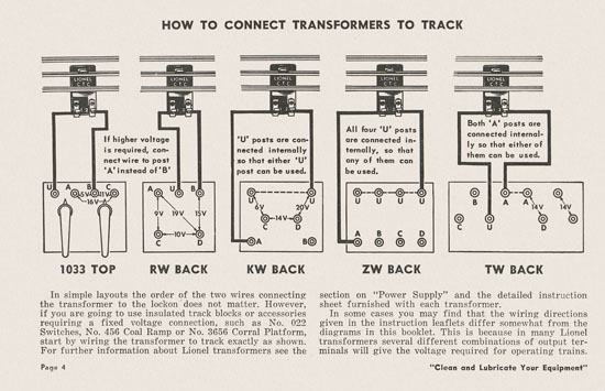 Lionel Instructions for Assembling and Operating 1953