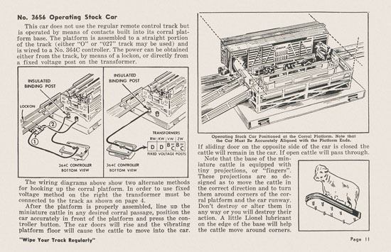 Lionel Instructions for Assembling and Operating 1953