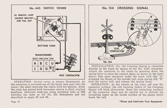 Lionel Instructions for Assembling and Operating 1953