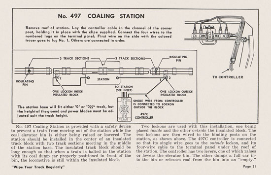 Lionel Instructions for Assembling and Operating 1953