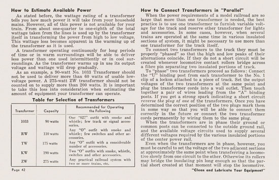 Lionel Instructions for Assembling and Operating 1953