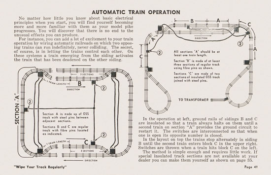 Lionel Instructions for Assembling and Operating 1953