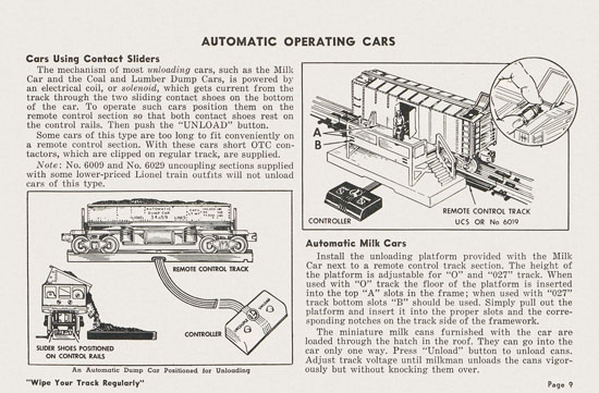 Lionel Instructions for Assembling and Operating 1955-1956