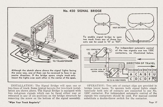 Lionel Instructions for Assembling and Operating 1955-1956