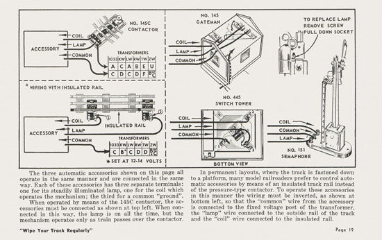 Lionel Instructions for Assembling and Operating 1957