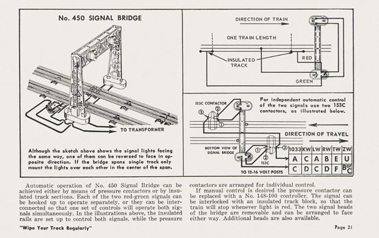 Lionel Instructions for Assembling and Operating 1957