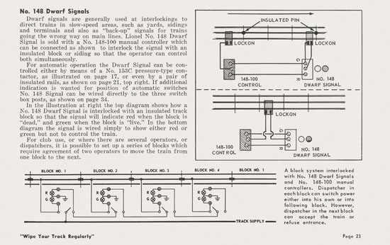 Lionel Instructions for Assembling and Operating 1957