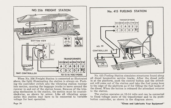 Lionel Instructions for Assembling and Operating 1957