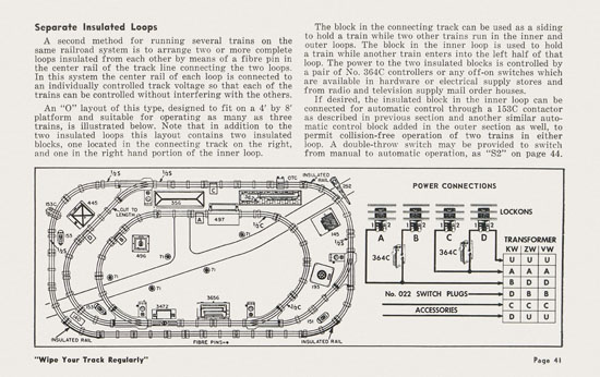 Lionel Instructions for Assembling and Operating 1957