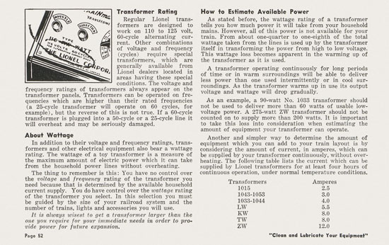 Lionel Instructions for Assembling and Operating 1957