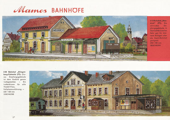 Mamos Bausätze Katalog 1973-1974