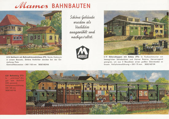 Mamos Bausätze Katalog 1973-1974