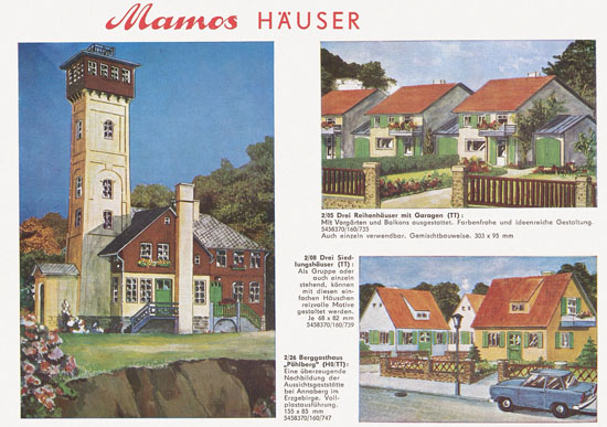 Mamos Bausätze Katalog 1975-1976