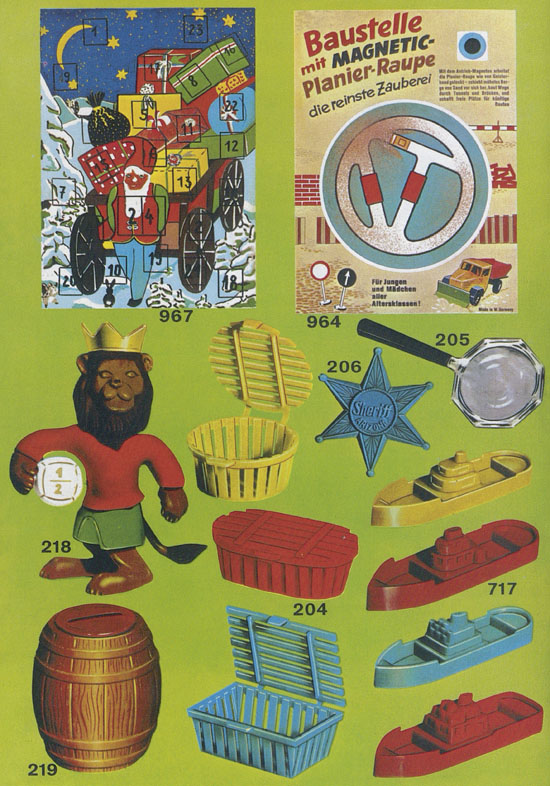 Manurba-Plastik Katalog 1969