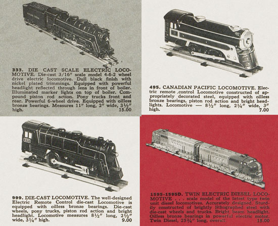 Louis Marx Katalog 1952