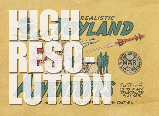 Louis Marx Realistic Toyland Adventures 1958