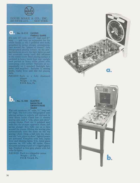 Louis Marx catalog 1969