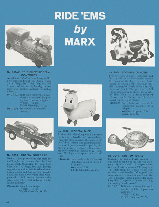 Louis Marx catalog 1969