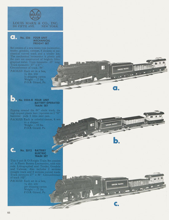 Louis Marx catalog 1969