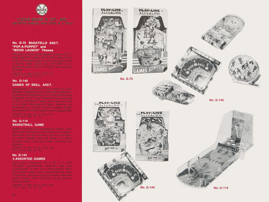 Marx Toys catalog 1972