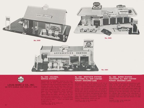 Marx Toys catalog 1972