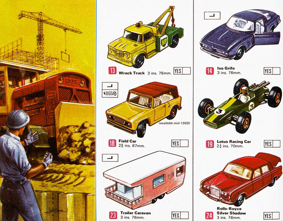 Matchbox Katalog 1969