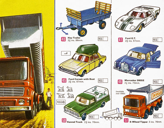 Matchbox Katalog 1969