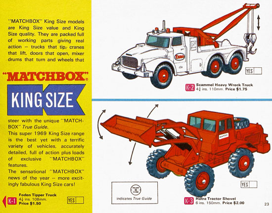 Matchbox Katalog 1969