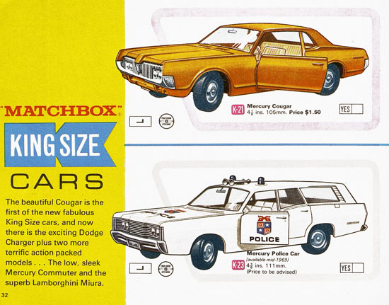 Matchbox Katalog 1969