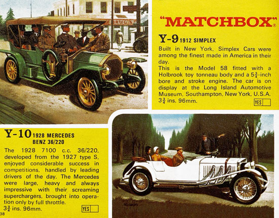 Matchbox Katalog 1969