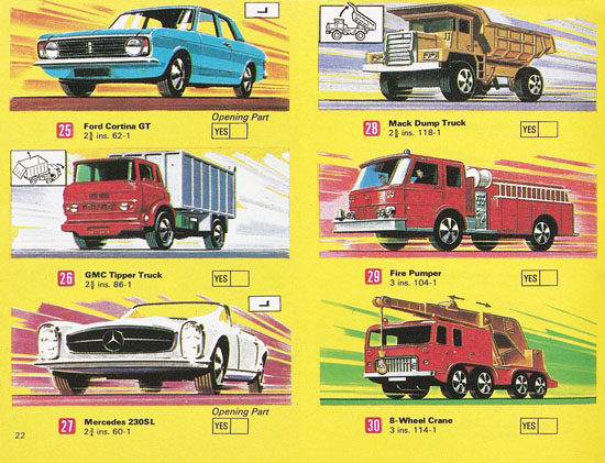 Matchbox Katalog 1970