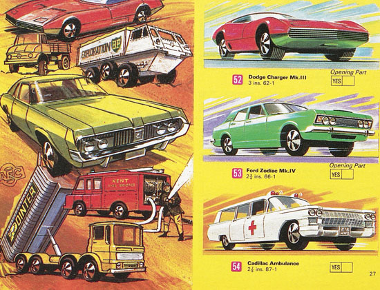 Matchbox Katalog 1970