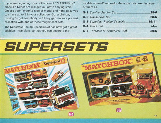 Matchbox Katalog 1970